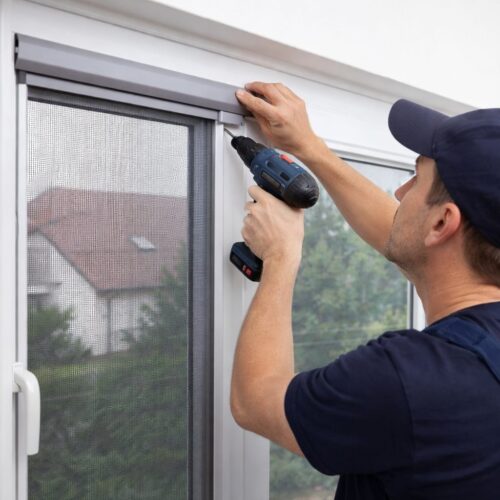 Montaj plasa insecte